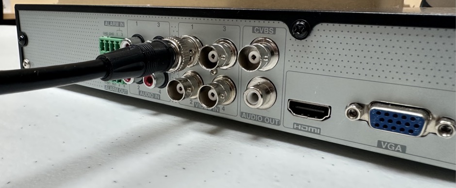 DVR BNC Connectors DVR BNC Connectors